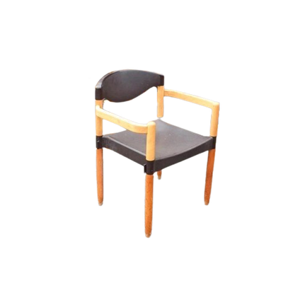 6 Vintage Strax Stoelen, Hartmut Lohmeyer Voor Casala