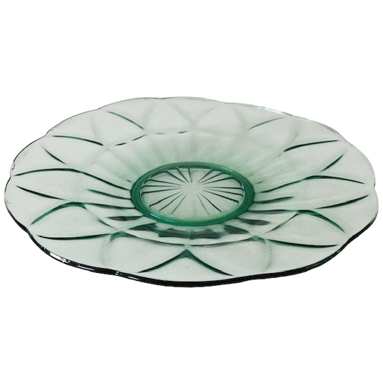 Art Deco Schaal Mintgroen Glas 1930’s 1