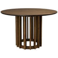 Dutchbone Barlet Tafel 120 Rond Walnoot | Van €1299, Nu
