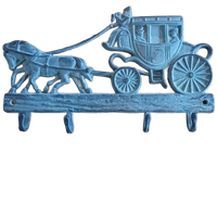 Wandhaakjes Paard Met Koets