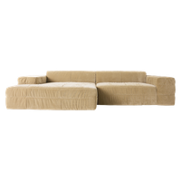 HKLIVING Brut Elementenbank Royal Velvet Cream
