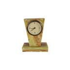 Pendule - Marmer - Art Deco Stijl - Opwind Mechanisme - 2E Helft 20E Eeuw thumbnail 1