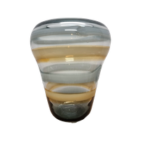 Glazen Swirl Design Vaas Uit De Jaren 80/90