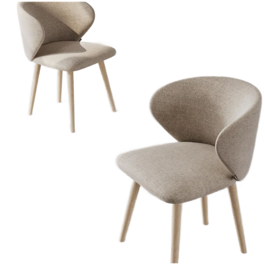 Sofacompany | Ellie Eetkamerstoel Vega Sand Dune 1