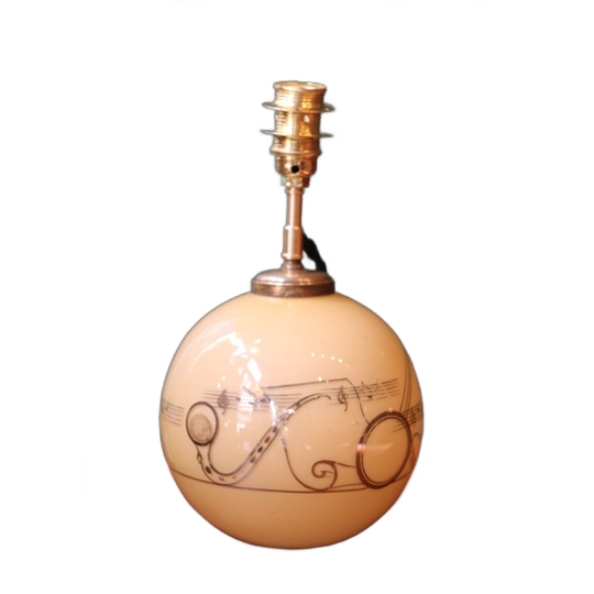 Art Deco Lamp, "muzieknoten" 1