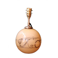 Art Deco Lamp, "Muzieknoten"