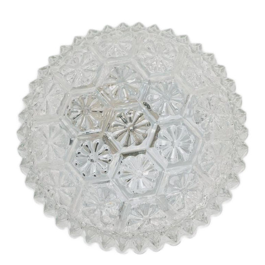 Vintage Plafondlamp Glas 1