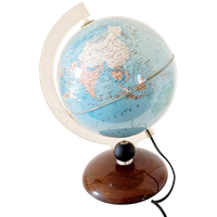 Vintage Wereldbol Lamp Jaren 60 Globe