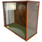 Vintage Mini Etalage / Vitrine / Glazen 'bak' thumbnail 1
