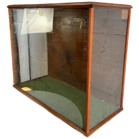 Vintage Mini Etalage / Vitrine / Glazen 'bak'