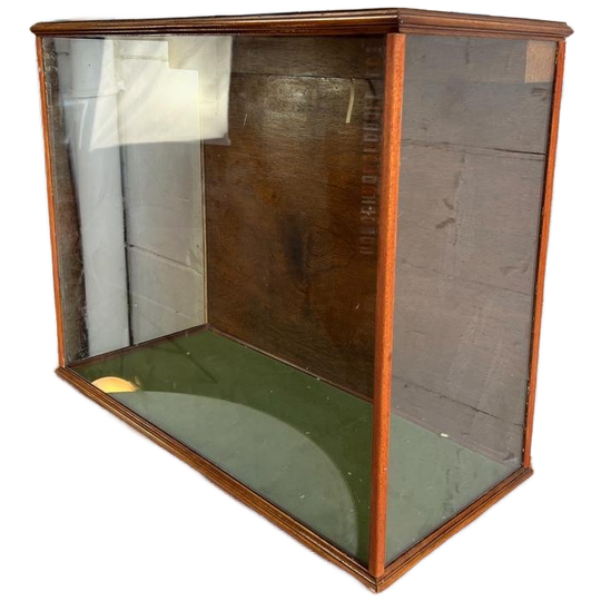 Vintage Mini Etalage / Vitrine / Glazen 'bak' 1
