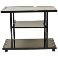Belgo Chrom By Roger Van Hevel Design Bar Trolley 23Kt Goud