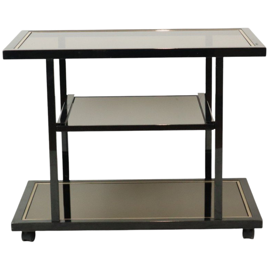 Belgo Chrom By Roger Van Hevel Design Bar Trolley 23kt Goud 1