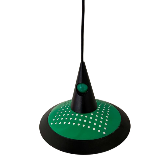 Vintage Hanglamp Groen Jaren 80 Brilliant 1