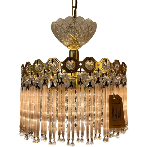 Oplaliserende  Hollywood Vintage Kroonluchter Hanglamp Kristal