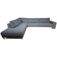 Rolf Benz Ego - Hoekbank - Grijs - Stof - Design -