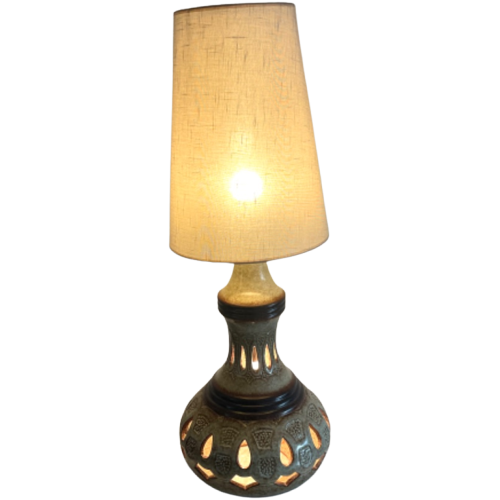 Vintage Aardewerken Grote Lamp