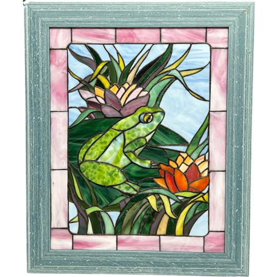 Wandlamp Van Glas-in-lood. 1