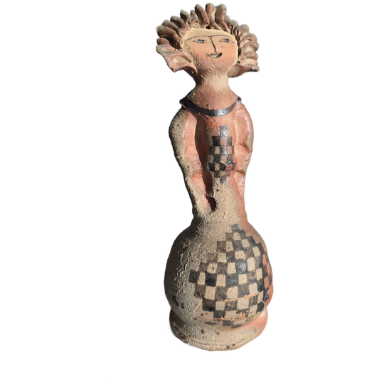 Uniek Zandstenen Sculptuur, Karakter Van Michèle Raymond - Gesigneerd! 1