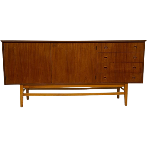 Vintage Dressoir Lowboard Tv Meubel Jaren 60 Teak