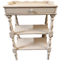 Brocante Rek / Bijzettafel / Ladekastje