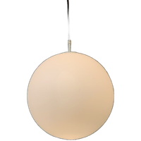 Grote Witte Bollamp, <<<brand>>>. 35 Cm Doorsnee.