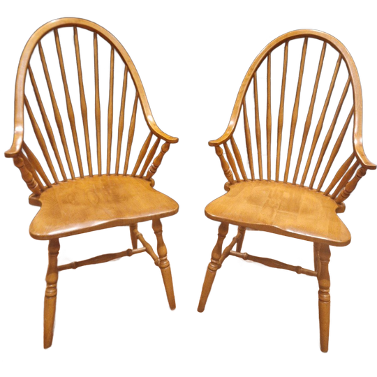 Set Van 6 Windsor Spijlen Stoelen Met Hoge Rug 1