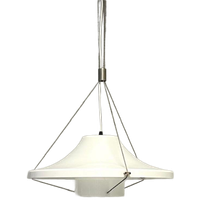 Jaren 70 Hanglamp Vintage Design Retro Lamp Wit Kunststof