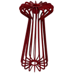 Ehlen Johansson For IKEA - Candle Holder Model ‘tradig’ - Medium - Red thumbnail 1