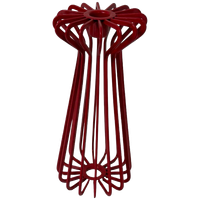 Ehlen Johansson For IKEA - Candle Holder Model ‘tradig’ - Medium - Red