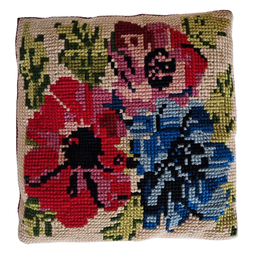 Vintage Kussen Annemoon Bloemen Kussen Retro Kussen