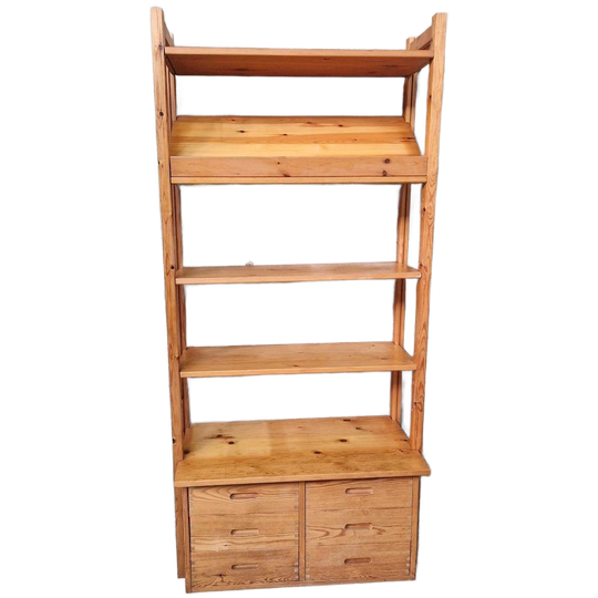 Vintage Boekenkast Lundia Wandkast Folderkast Werkkast 1