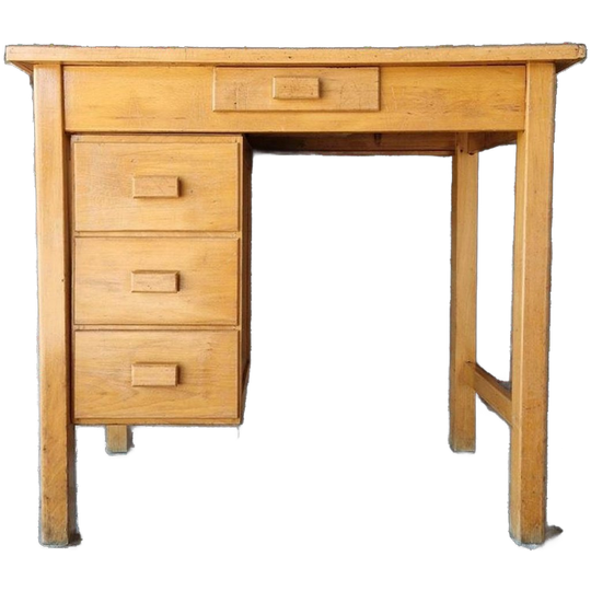 Bruynzeel Vintage Bureau Jaren 50 Bureautje Piet Zwart 1