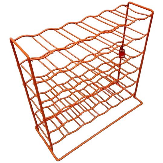 Vintage Wijnrek Flessenrek Retro Oranje Rek Tomado 1