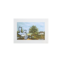 Offset Litho Naar Banksy Bird And Grenade 107/150