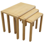 Vintage Nesting Tables Deens Design Salling Stolefabrik 'aarsballe' thumbnail 1
