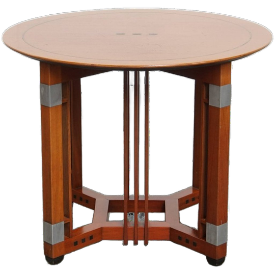 Ronde Schuitema Bijzet/ Salontafel In Art Deco Stijl Uit De Geliefde Decoforma Serie 1