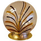 Vintage Murano Tafellamp Bureaulamp Tafel Lamp Messing thumbnail 1