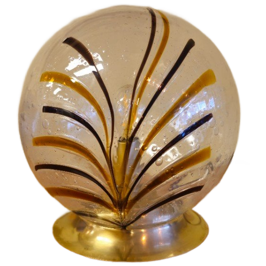 Vintage Murano Tafellamp Bureaulamp Tafel Lamp Messing 1