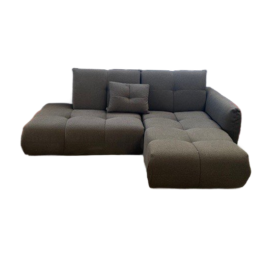 4x6 sofa – X1 Modulaire Bank In Grijsbruin Bouclé (kleur #06) 1