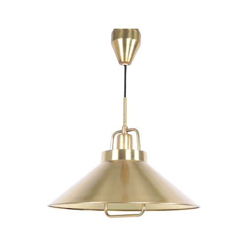 Messing Hanglamp P295, Lyfa 1960S