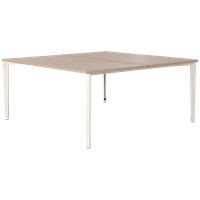 Techo Vergadertafel, Bladkleur Naar Keuze, (2X) 160 X 80 Cm, Vaste Hoogte Onderstel
