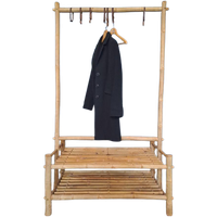 Bamboe Kleding Rek, Garderobe, Schoenen Rekje, Kapstok