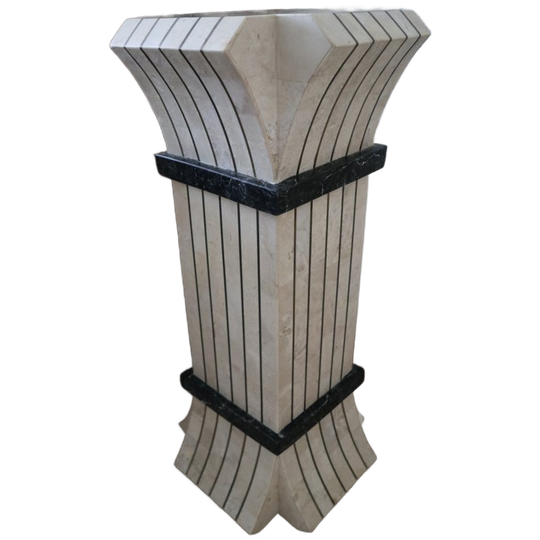 Maitland Smith Tesselated Piëdestal – Usa, Jaren '80 1