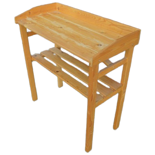 Tweedehands Oppot Sidetable Van Vurenhout Voor Buitengebruik 1