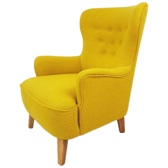 Vintage Artifort Theo Ruth Fauteuil | Nieuwe Gele Ploegstof 1