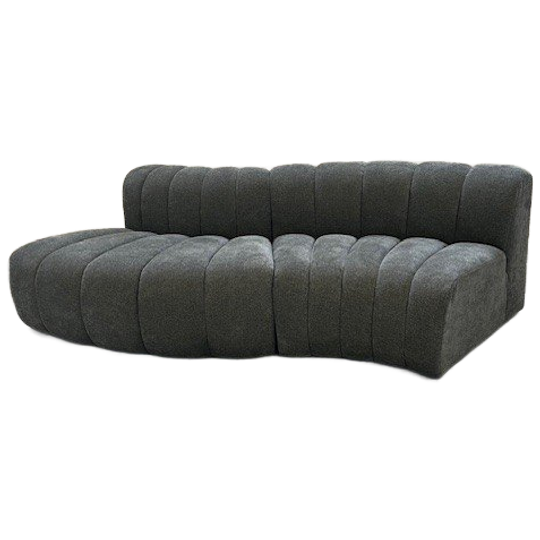 4x6 sofa Modulaire Bank In Olijfgroen (ronde Elementen) 1