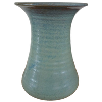 Gubbels Helden Vintage Groen Blauw Gemêleerde Trompet Vaas