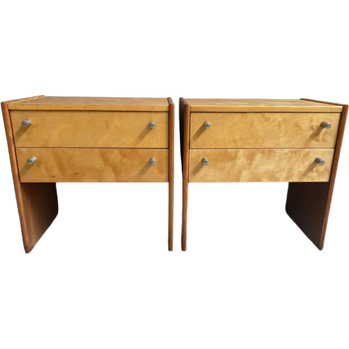 2 Night Stand Cabinets By Halabala Model Loznice Femina