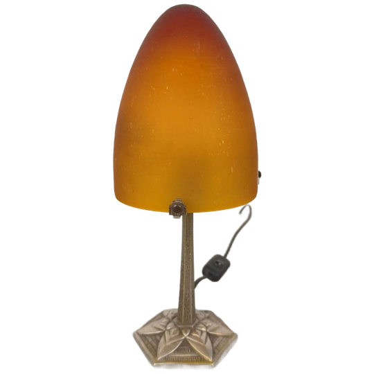 Frans Art Deco Paddenstoel Lampje 1